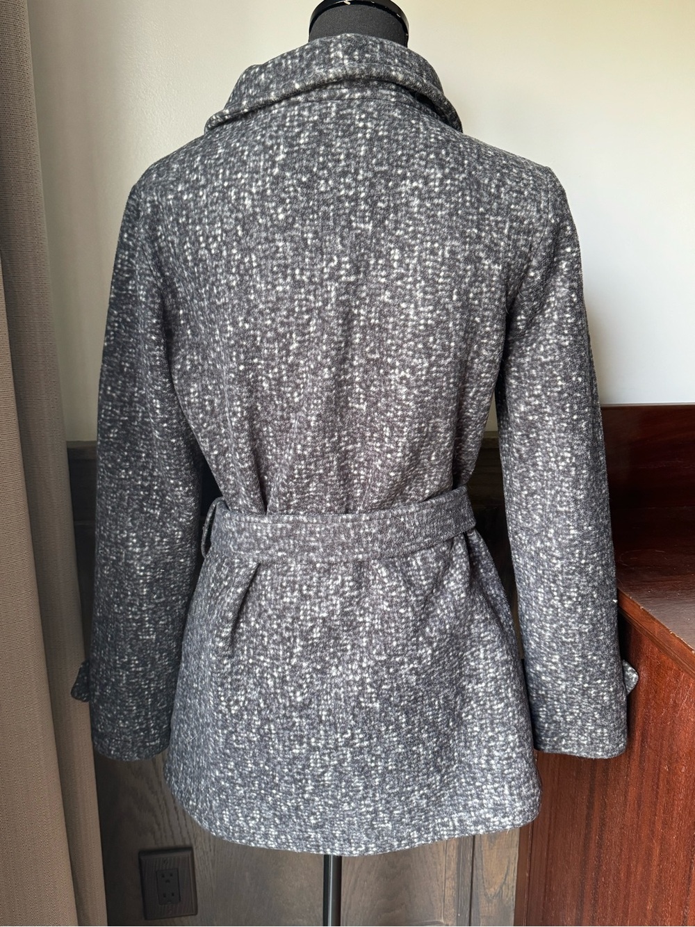 Ike Behar Women's Double-Breasted High Collar fleece jacket small - Picture 4 of 8